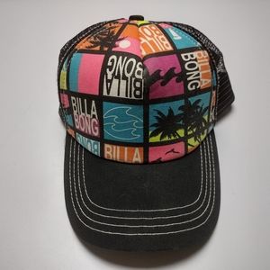 Billabong Multi Color Trucker Mesh Hat